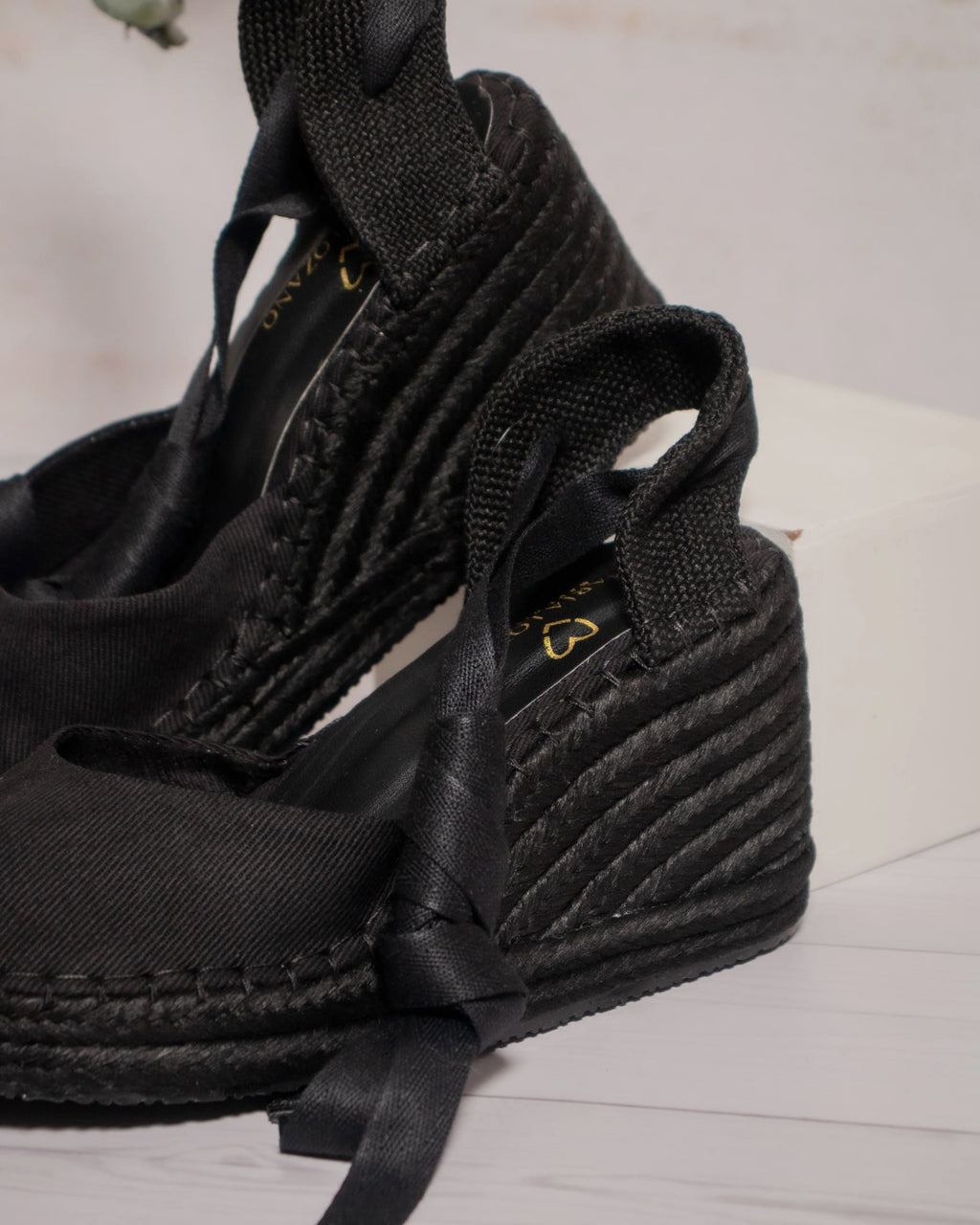 Plataforma de yute trenzado de las espadrilles Myriam